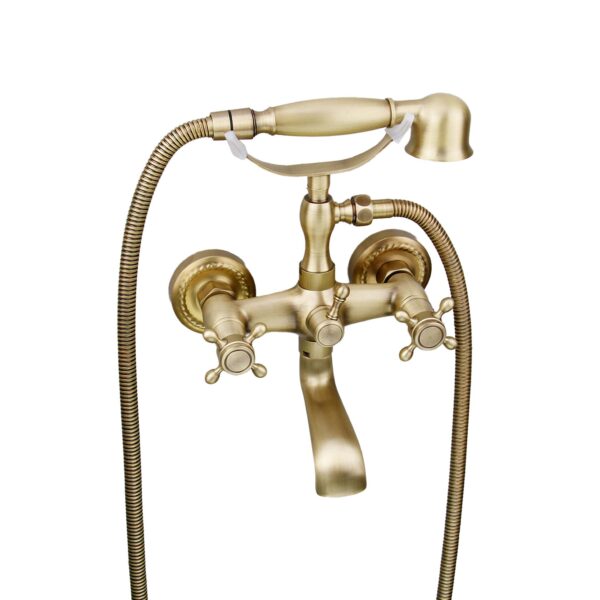 Củ Sen nóng lạnh cho bồn tắm nằm CREVA mạ đồng giả cổ cao cấp CR-069