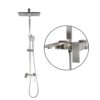 Sen cây tắm nóng lạnh CREVA Inox 304 kiểu dáng vuông hiện đại CR-021