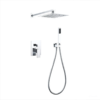 Sen tắm âm tường CREVA vuông, Inox 304 mài bóng cao cấp CR-002B
