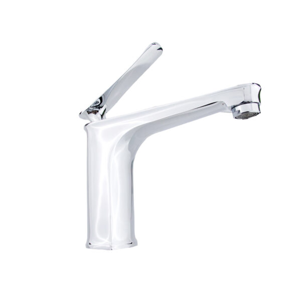 Vòi lavabo nóng lạnh CREVA đồng thau mạ crom bóng CR-237AB
