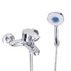 Củ sen tắm nóng lạnh CREVA đồng thau mạ crom bóng thiết kế tay khuyết CR-102