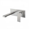 Vòi lavabo nóng lạnh âm tường CREVA Inox 304 vuông mờ CR-248