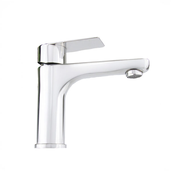 Vòi lavabo nóng lạnh CREVA Inox 304 thân tròn mỏ vuông CR-235AB