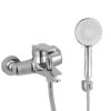 Củ sen tắm nóng lạnh CREVA đồng thau mạ crom bóng thiết kế tay khuyết CR-101