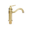 Vòi lavabo nóng lạnh CREVA đồng thau mạ đồng giả cổ CR-206AGC