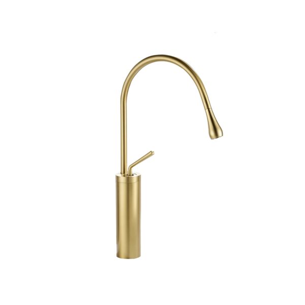 Vòi lavabo nóng lạnh CREVA đồng thau mạ đồng giả cổ CR-261
