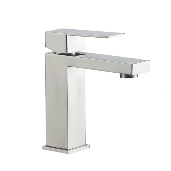 Vòi lavabo nóng lạnh CREVA Inox 304 mờ CR-264A