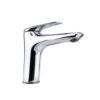 Vòi lavabo nóng lạnh CREVA đồng thau mạ crom bóng CR-275