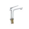 Vòi lavabo nóng lạnh CREVA đồng thau mạ crom bóng CR-244AB